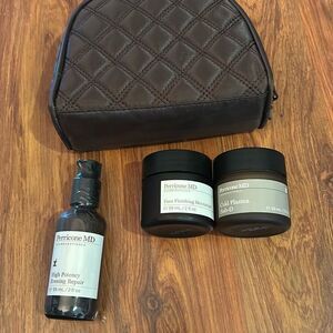 Perricone MD Four piece set high potency evening repair 2 ounce face finishing m